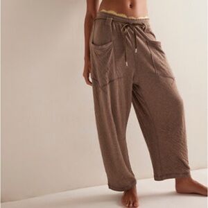 NWT Free People Wait a Minute Barrel Pants